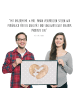 Mr. & Mrs. Panda Gummimatte Otter Herz ohne Spruch in Grau Pastell