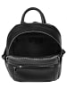 Samantha Look Rucksack echt Leder in schwarz