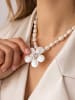 PURELEI Charm Pearly Flower in Silber