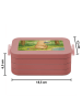 Mr. & Mrs. Panda Bento Box Schnabeltier Mut Design ohne Spruch in Rot Pastell