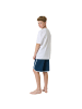 Schiesser Pyjama in Weiß/Blau