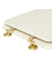 5five Simply Smart WC-Sitz DUO in Ecru, 36 x 49 x 4,5 cm