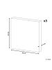Beliani 3er-Set Canvas TILLIA in Bunt Vertikal