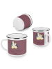 Mr. & Mrs. Panda Campingbecher 40. Hochzeitstag Rubinhochzeit mi... in Kaffa Coffee