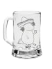 Mr. & Mrs. Panda Gravur Bierkrug Axolotl Tequila ohne Spruch in Transparent