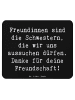 Mr. & Mrs. Panda Mauspad Spruch Freundinnen Schwestern mit Spruch in Schwarz