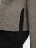 Vila VISIA L/S High Neck Knit Pullover in Falcon/Melange