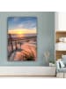 MuchoWow Leinwand bilder Sonnenuntergang Strand (BxH)