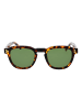 Hally & Son Männer Sonnenbrille Panto Havanna