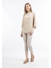 DreiMaster Damen Blusenshirt in Hellbeige Weiss