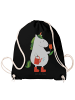 Mr. & Mrs. Panda Gymnastiktasche Einhorn Gärtner ohne Spruch in Schwarz