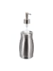 relaxdays 2 x Seifenspender in Silber - 400 ml