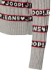 JOOP! Strickpullover in hellgrau schwarz - 0001