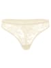 Yenita® String "Bambus" mit Spitze in Champagner