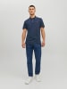 Jack & Jones Polo T-Shirt Pique Kurzarm Hemd Basic JPRBLUWIN in Navy