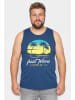 Men Plus Tank Top in tiefseeblau