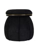 Kayoom Hocker Corin in schwarz - gold