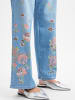 ANGELS  Jeans Liz Flower in bleached mehrfarbig - 0001