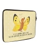 Mr. & Mrs. Panda Laptop Tasche Schmetterling Zitronenfalter mit ... in Gelb Pastell