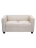 MCW 3-2-1 Couchgarnitur Lille, Leder, creme