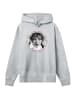 F4NT4STIC Hoodie Clara Bow That Red Lip Classic Thing Circle in grau meliert