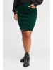 PULZ Jeans Bleistiftrock PZMILA Short skirt 50207708 Cooler Bleistiftrock aus Cord in Grün