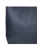 Toscanto Toscanto Schultertasche, Shopper Leder blau ca. 30cm