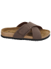 BIOSOFT Sandalen Crossband in Taupe