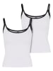 Urban Classics Urban Classics Tank-Tops in white/black+white/black