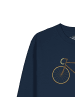 wat? Apparel Sweatshirt Fahrrad in Dunkelblau