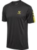 Hummel Hummel T-Shirt Hmlactive Multisport Herren Atmungsaktiv Feuchtigkeitsabsorbierenden in OBSIDIAN/SULPHUR SPRING