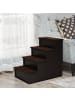 Pawhut Hundetreppe Dunkelbraun 40L x 59B x 54,2H cm