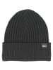 Eisglut Strickmütze in schwarz