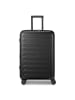 D&N Toronto 4 Rollen Trolley M 65 cm mit Dehnfalte black