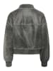 My Essential Wardrobe Lederjacke MattyMW Loose fit in Medium Grey Retro Wash