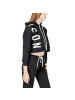 Icon Schwarz Baumwolle Hoodie