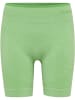 Hummel Enge Shorts Hmlmt Una Seamless Mid Waist Shorts in SUMMER GREEN MELANGE