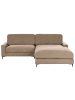Beliani 3-Sitzer Sofa MALOY in Braun/Schwarz - (W) 272 x (H) 87 x (L) 189 cm