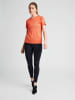 Newline Newline T-Shirt S/S Women Statement Laufen Damen Schnelltrocknend in SPICY ORANGE MELANGE