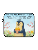 Mr. & Mrs. Panda Laptop Sleeve Pinguin Frühling Pommes Design mi... in Weiß