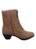 Esgano Stiefelette-warm in braun