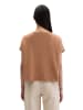 Marc O'Polo Ärmelloser Feinstrick-Pullover loose in Burnt Brown