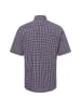 Nils Sundström Freizeithemd mit Leinen-Anteil in marine mehrfarbig - 0009