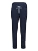 BETTY & CO Schlupfhose mit Struktur in Navy Blue