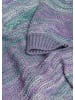 GOLDNER Kurzgröße:  Multicolor-Pullover mit Farbverlauf in lila / grün / gemustert