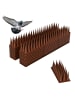 relaxdays 20 x Vogelabwehr-Spikes in Braun