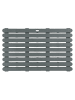 Wenko Badematte Indoor & Outdoor Grau, 50 x 80 cm, Badematte Mod. Indoor & Outdoor Grau, 50 x 80 cm in Grau