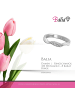 BALIA 333 Weißgold - 8 Karat Damen Ringe Welle weißgold Fingerring 54 (17,2)