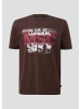 QS T-Shirt in 89D0_dunkelbraun