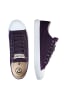 ethletic Sneaker Fair Trainer White Cap Lo Cut in grape velvet just white